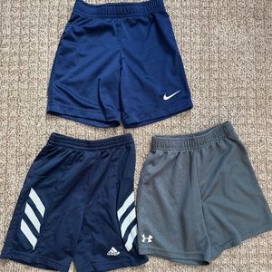 Set of 3, Boys size 6 athletic shorts